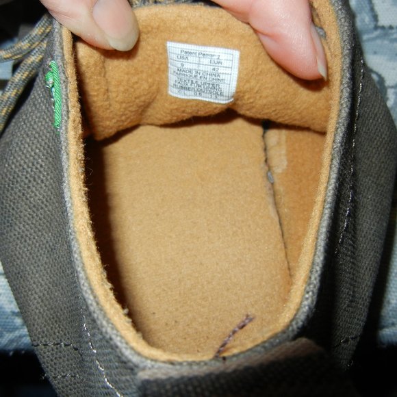 Sanuk Brown Canvas Lace Up Chukka Shoes Ankle Boots Loafers Surfers  Size 9/42 main image 7